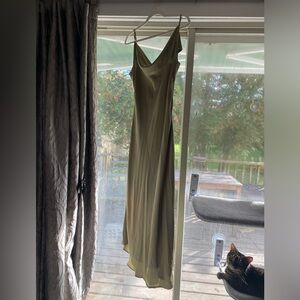 Sage green dress